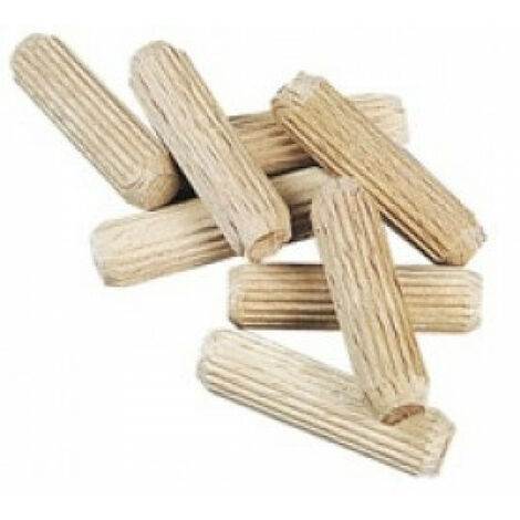 Tourillons bois hetre chanfreinés 8 x 40 par 100 pieces