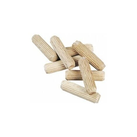 Tourillons bois hêtre chanfreinés 8x30 par 100 pièces