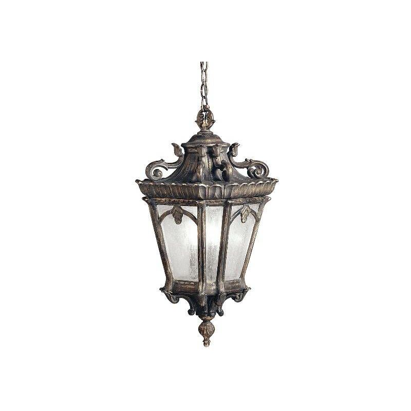 Elstead Lighting - Elstead Tournai - 4 Light Outdoor Ceiling Chain Lantern Londonderry, E27