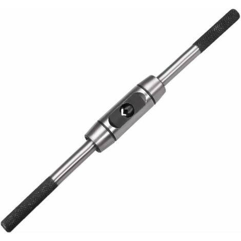 Tourne à Gauche Porte Taraud Réglable Robinet Clé Poignée pour Métrique M6-M14 Robinet Fraise Clé à Tarauder Outil Corps Moulage sous Pressio