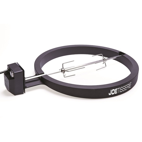 Tournebroche électrique JoeTisserie pour Kamado Joe Classic – Capacité 22,5 kg – Broche en inox 304 – Moteur silencieux et puissant