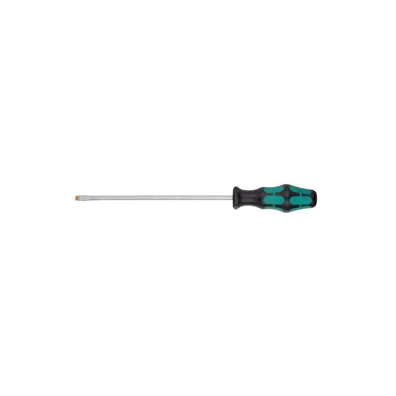 Tournevis Pour Vis À Fente Avec Lame Ronde Manche Kraftform 6,5x1,2x200mm Wera 05007621001