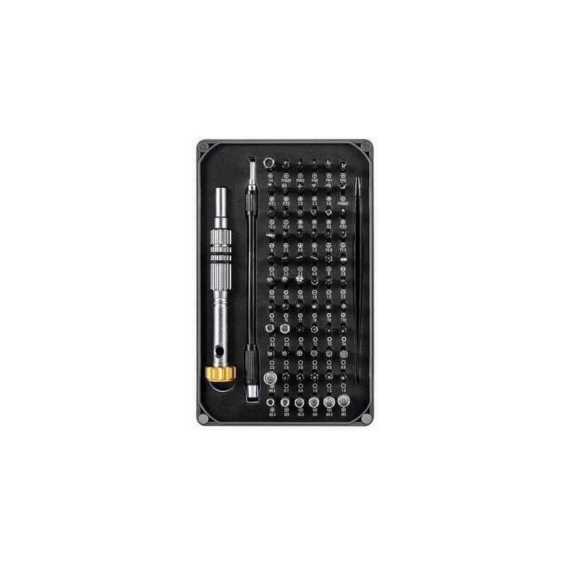 Sunxury - Tournevis 68 en 1 avec étui Kit d'outils de réparation de précision 66 bits pour smartphone, pc, ordinateur portable, tablette, appareil