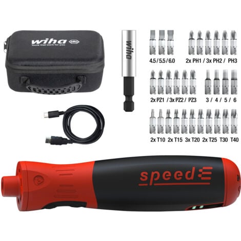 Tournevis à assistance électrique - E-tournevis speedE PocketDrive - WIHA - 45791