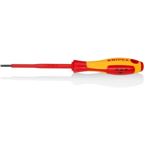 Tournevis À Bouche Droite 202x23x25mm 982030 Knipex