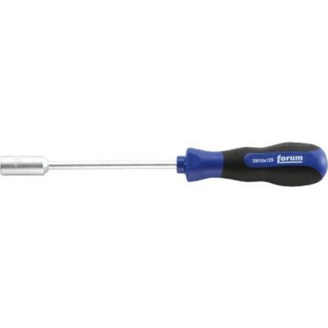Tournevis à douille à 6 pans, Cote s/plats : 9 mm, Long. de la lame 125 mm