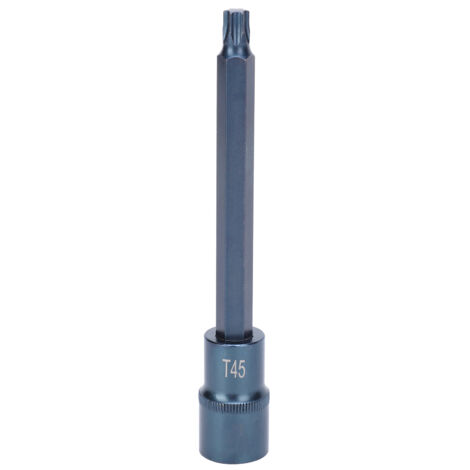 Tournevis à Douille Étoile Haute Précision Acier Allié Bleui Chanfrein Outil Matériel 1/2x150xT45