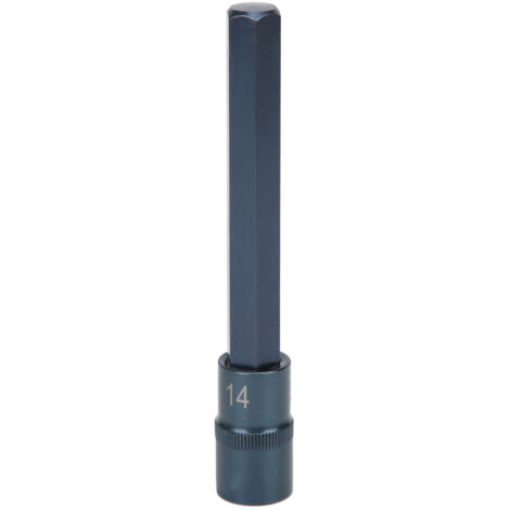 Tournevis à embout hexagonal allongé en acier allié, accessoire de clé à douille 150 x 14mm