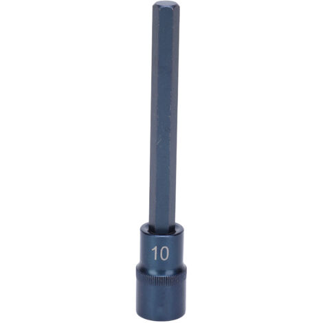 Tournevis à embout hexagonal en acier allié S2 anti-rouille 150x10mm pour quincaillerie