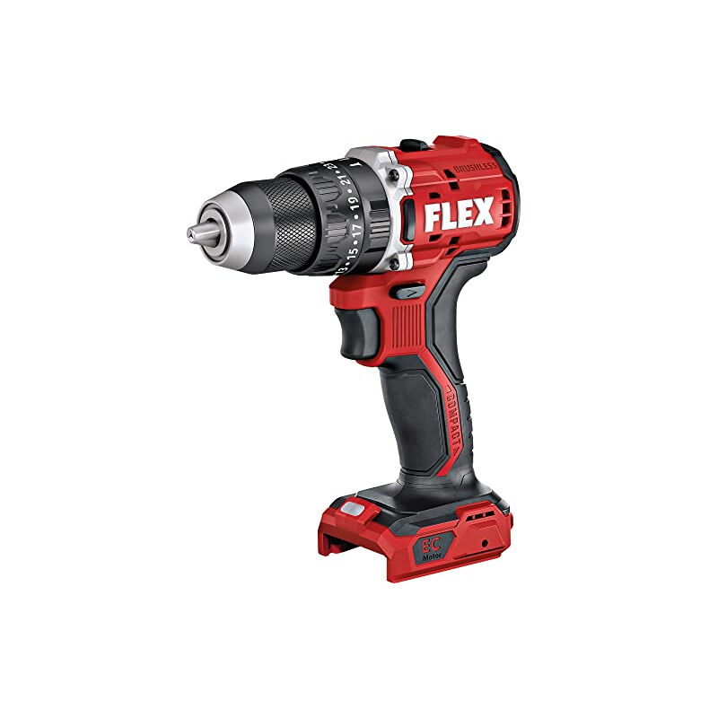 Perceuse-visseuse à percussion sans fil pd 2G 18.0-EC ld c (visseuse sans fil, 18 v, moteur sans balais, 2 vitesses, poigné - Flex