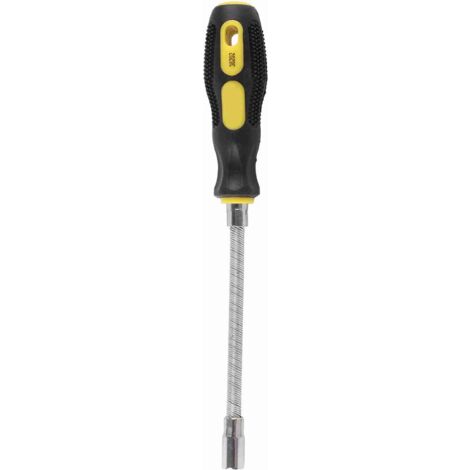 Tournevis à tige souple élastique, tête hexagonale de 7 mm, tournevis flexible durable, manchon pour équipement de réparation, outil de bricolage, matériel de maintenance industrielle