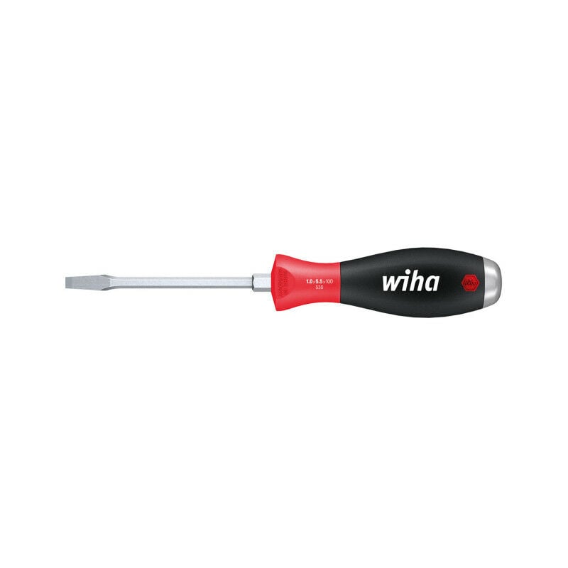 Wiha - Tournevis a Fente Softfinish Lame 6P Disque Frappe Acier 6.5 03226