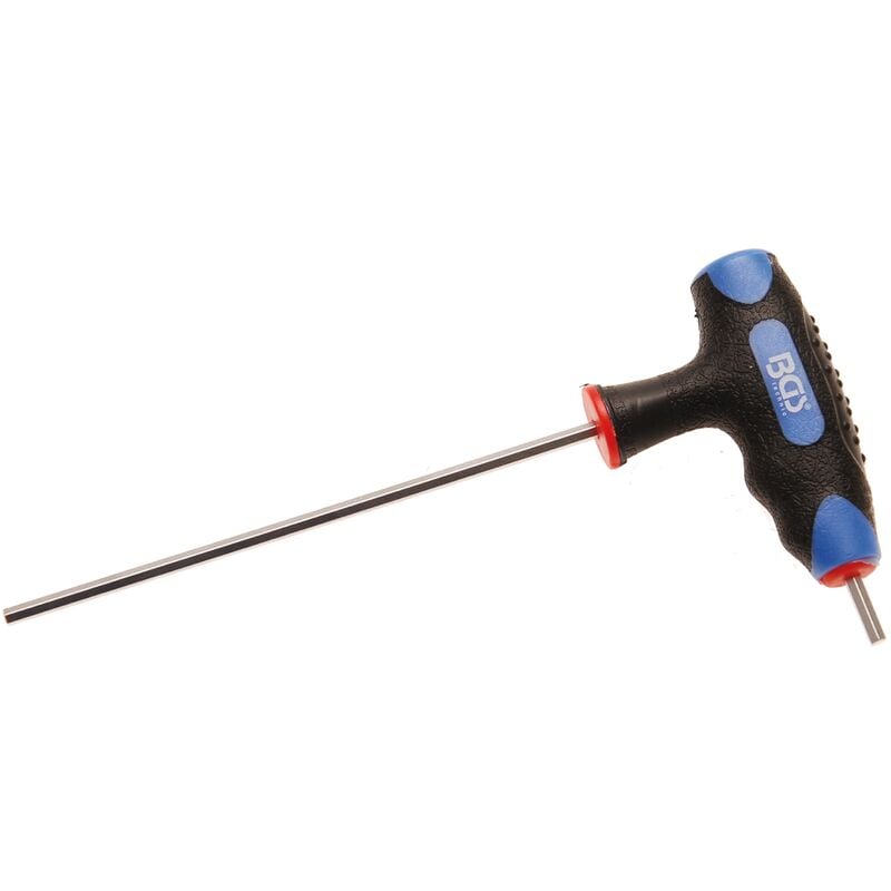 Tournevis avec poignée en t six pans intérieurs 3 mm bgs 4010-3