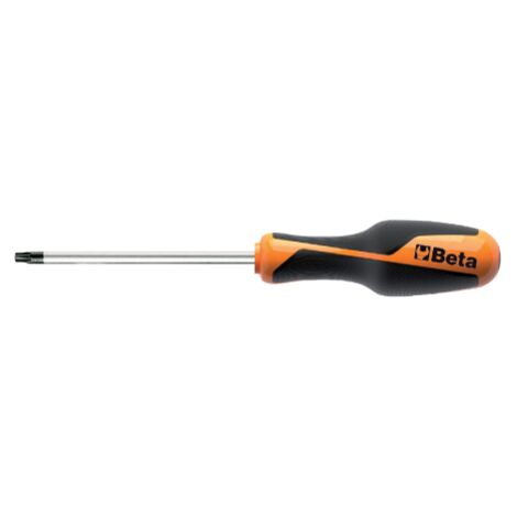 Tournevis Beta Art.1267 TX pour vis a' tete Torx T08 en acier au chrome vanadium et pointe noire   3 x 60 mm