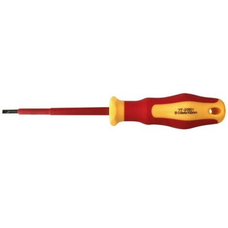 Tournevis Bimatière/chrome éléctrien Isolé Sl0.8 4 X 10 - Fischer Darex