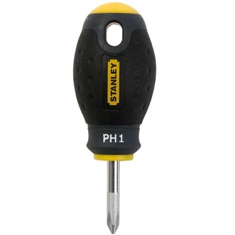 Tournevis boule cruciforme PH1 - diamètre 5 mm - Lame 2,5 cm - Stanley Fatmax