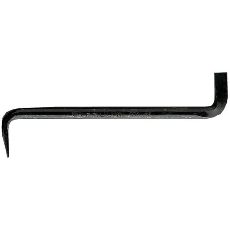 Tournevis coudé pour vis à fente 4x13mm longueur totale 86mm