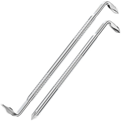 Tournevis coudé, tournevis double en Z, tournevis à tête Phillips, format compact, adapté au travail dans les espaces confinés, jeu de 2 pièces.