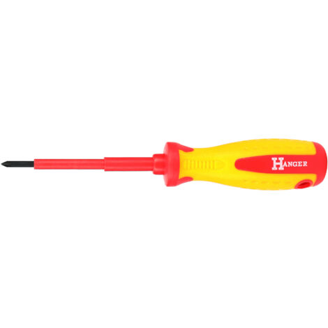 Tournevis cruciforme isolé PH0 155mm HANGER 132000