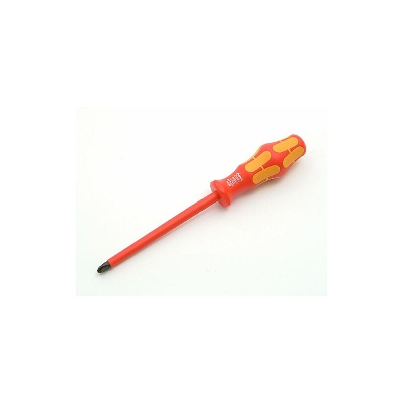 Wera - tournevis vde PH0 L.80MM manche PUISS.3COMP.