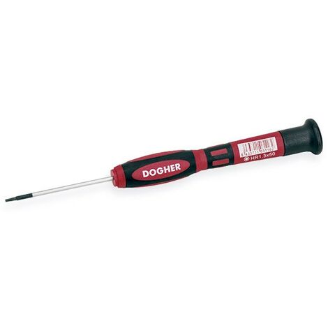 Tournevis de précision CrMo, hexagone 2 mm DOGHER 384-HR020