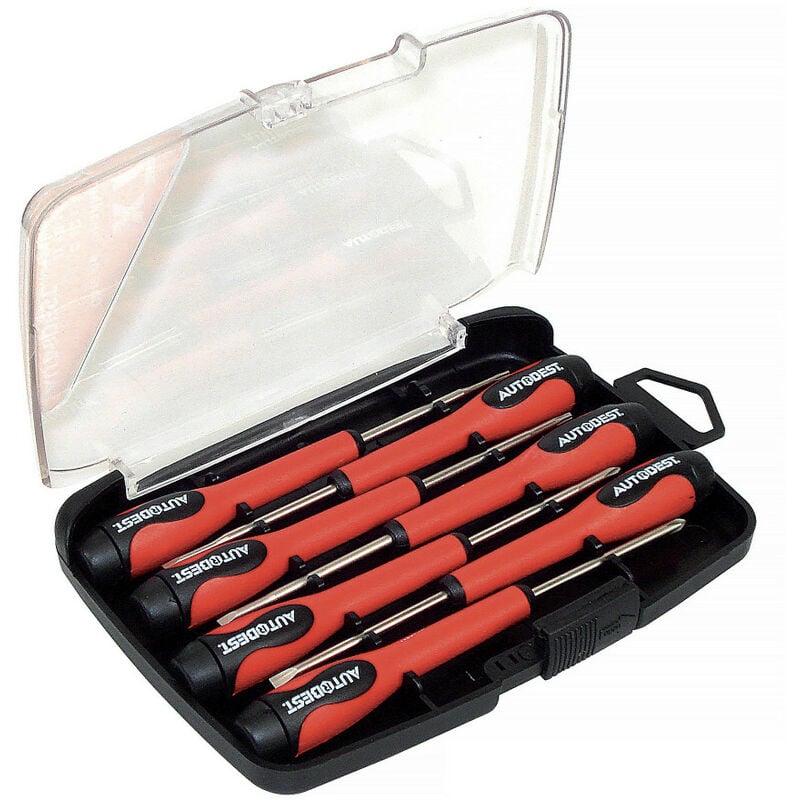 Tournevis de précision manche ergonomique bi matière x 7 Autobest