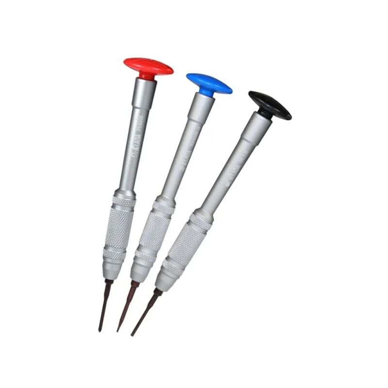 Lot de 3 Tournevis de précision pour réparation téléphone portable pc portable, 2.0/2.5/3.0mm