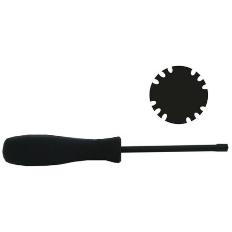 Tournevis de réglage carburateur pour Walbro et Zama – Longueur 200mm – Empreinte de tête cruciforme – Ajustement précis des moteurs 2 temps