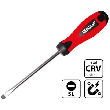 Tournevis dedra 06a009 pointe magnétisée manche ergonomique