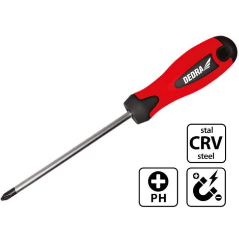 Tournevis Dedra 06a016 embout magnétisé manche ergonomique