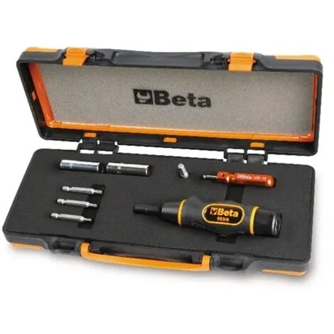 Tournevis dynamométrique Beta 971/c8 avec accessoires pour valves