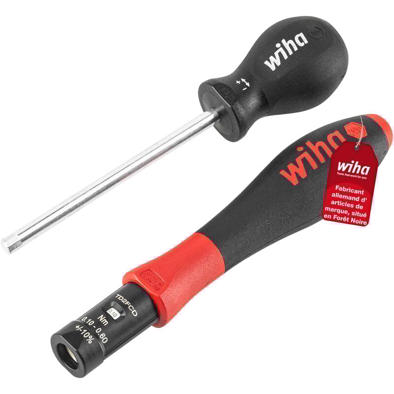 Tournevis dynamométrique TorqueVario®-S Couple limité à réglage variable 0.1 - 0.6 (26888) - Wiha