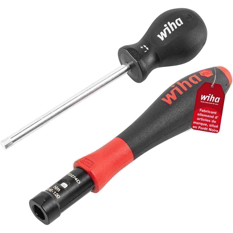 Tournevis dynamométrique TorqueVario®-S Couple limité à réglage variable 0.4 - 1 (26461) - Wiha