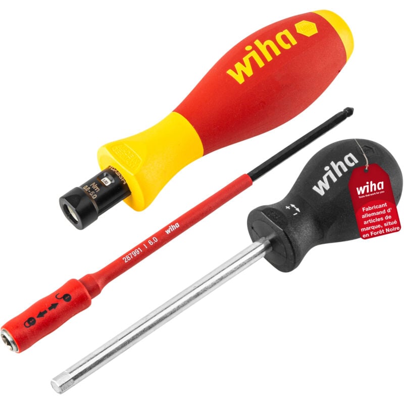 Wiha - Tournevis dynamométrique TorqueVario®-S electric Couple limité à réglage variable 0.8 - 5 (26626)