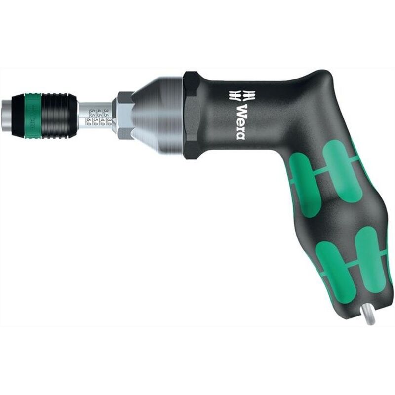 Tournevis dynamométrique Wera Série 7400 Kraftform manche pistolet (3.0-6,0 Nm)