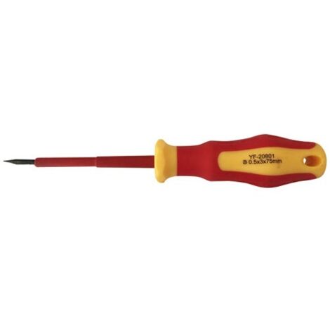 Tournevis Electricien Isolé Fente 3 X 75 Mm - Fischer Darex