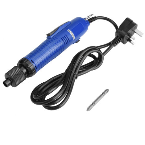 Tournevis électrique 1/4" semi-automatique à tige droite avec prise UK 220V