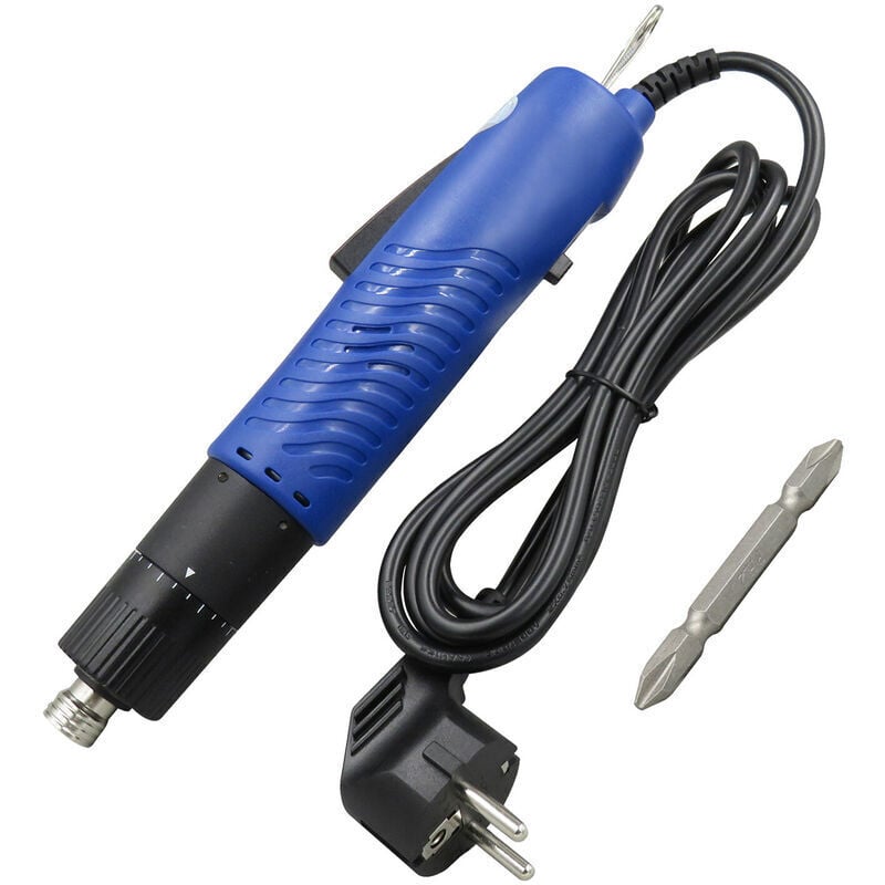 Tournevis électrique AC 220V tournevis électrique filaire portatif couple réglable 1/4-in outil de réparation de diamètre de mèche à vis