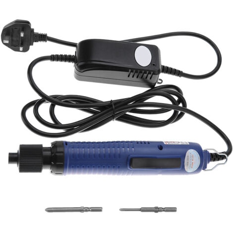 Tournevis électrique automatique 5mm avec poignée droite et prise UK 220V - Outil pratique
