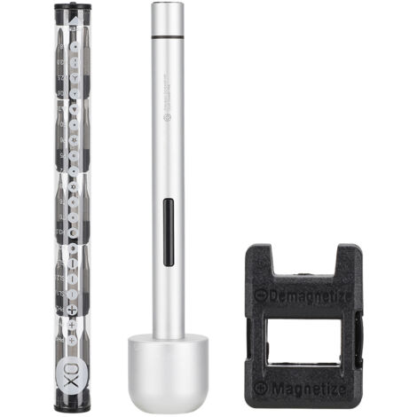 Tournevis électrique avec base métallique pour démontage téléphone, tablette, lunettes, appareil photo, ordinateur portable