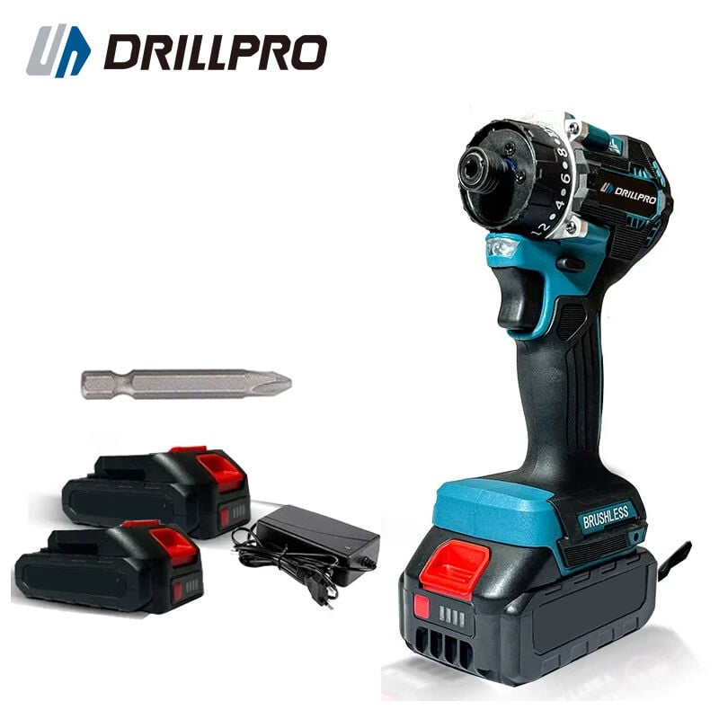 Tournevis électrique sans fil Brushless 20V (2 batteries et chargeur)