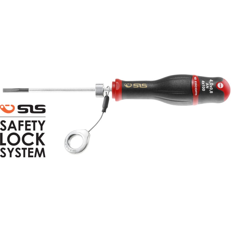 Tournevis Facom, Pointe Plate 3,5 mm type Standard, 100 mm ( Prix pour 1 )