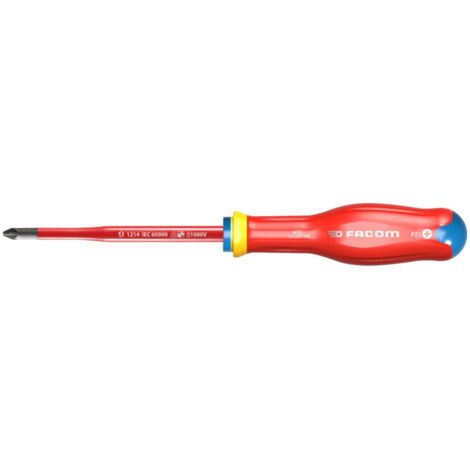 Tournevis Facom, Pointe Pozidriv PZ1 type Standard, 100 mm ( Prix pour 1 )