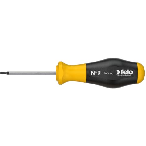 Tournevis felo no9 manche ergonomique pointe précision