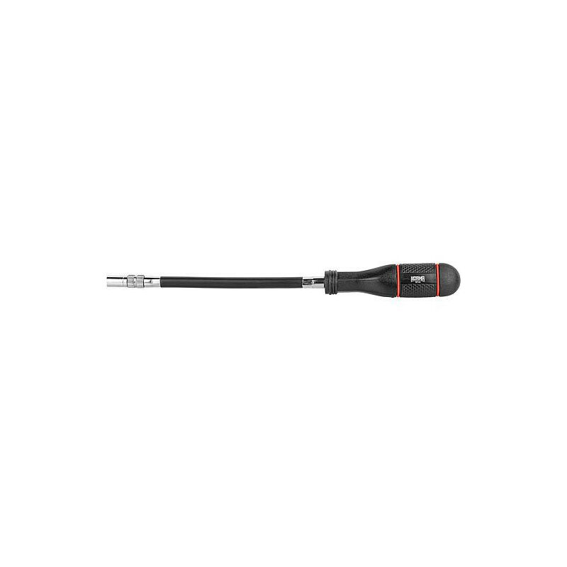 Tournevis flexible, 25 cm avec embout rotatif 6mm et 7mm