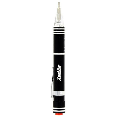 Tournevis LED, x6 Têtes Incluses (Cruciforme/Plate), Mini Torche Intégrée