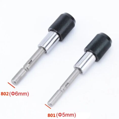 Tournevis magnétique à tige hexagonale de 1/4 pouce, porte-embout à dégagement rapide, 3 pièces/ensemble 801 802