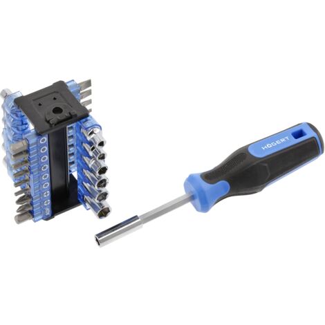 Tournevis manuel / ciseau Hogert HT1S100 + Accessoires