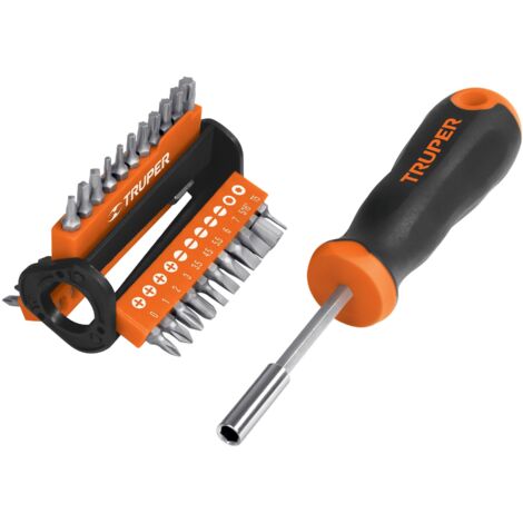 Tournevis manuel / ciseau Truper DMP-33 + tournevis Bit