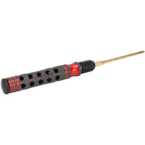 Tournevis multifonction 12 embouts pour drones et modèles RC, manche rouge ergonomique